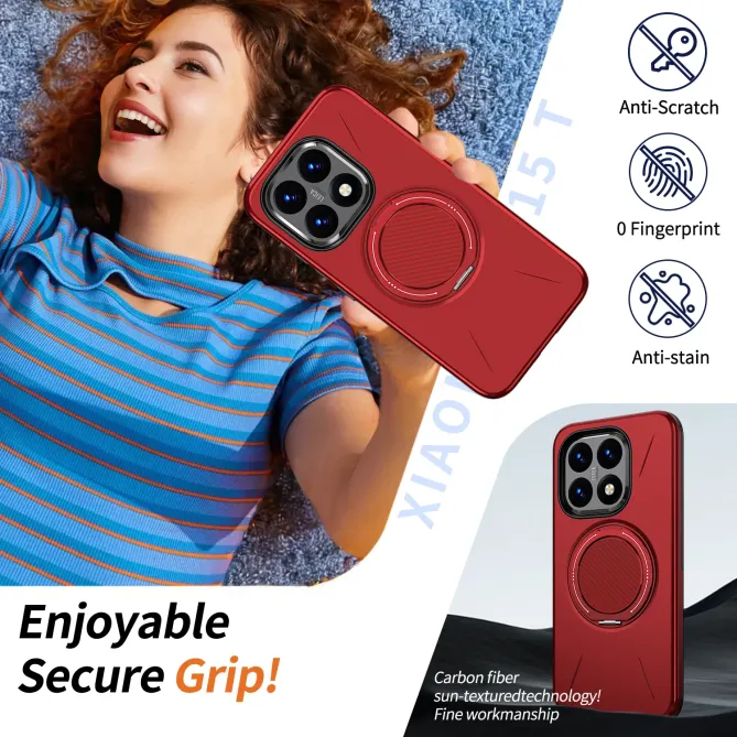 Coque Xiaomi 15T Antichoc avec Anneau 360 Degrés | AXIS