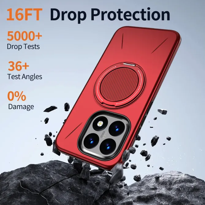 Coque Xiaomi 15T Antichoc avec Anneau 360 Degrés | AXIS