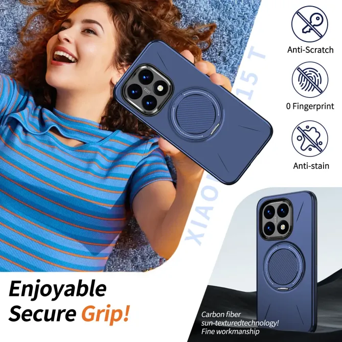 Coque Xiaomi 15T Antichoc avec Anneau 360 Degrés | AXIS