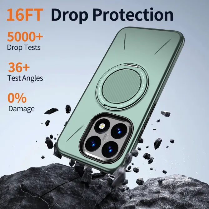 Coque Xiaomi 15T Antichoc avec Anneau 360 Degrés | AXIS