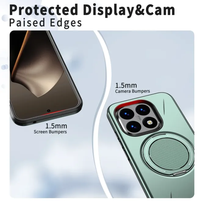 Coque Xiaomi 15T Antichoc avec Anneau 360 Degrés | AXIS