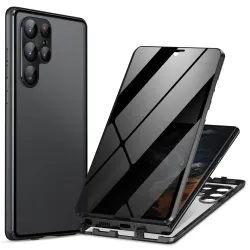 Coque Samsung Galaxy S24 Ultra Magnétique Intégrale Anti-Espion