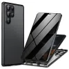 Coque Samsung Galaxy S24 Ultra Magnétique Intégrale Anti-Espion