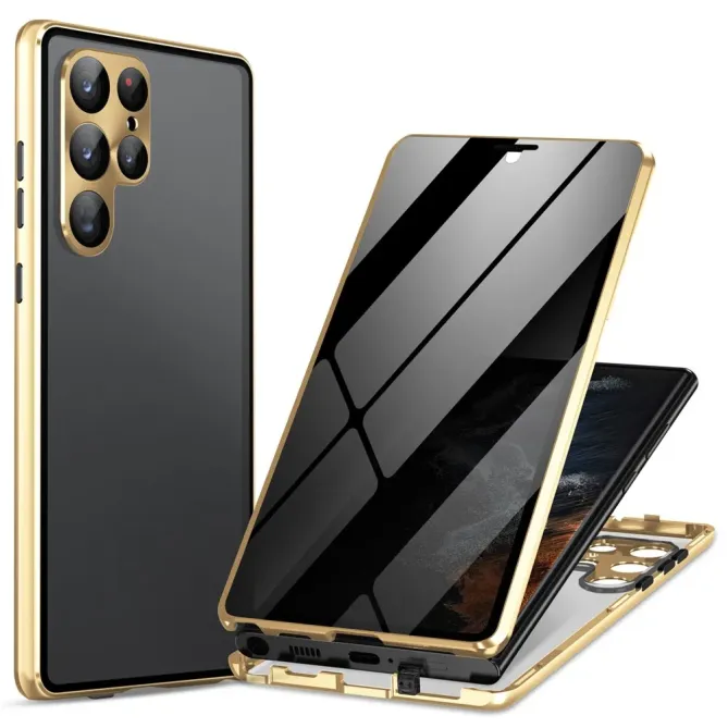 Coque Samsung Galaxy S24 Ultra Magnétique Intégrale Anti-Espion