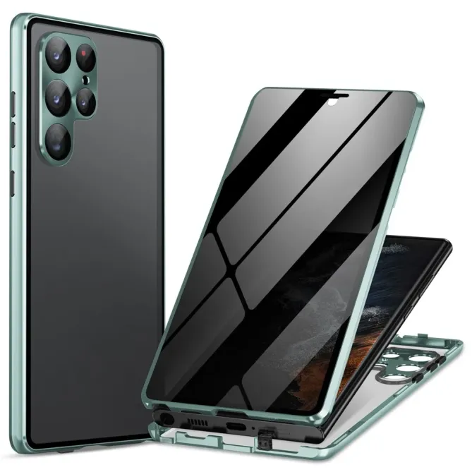 Coque Samsung Galaxy S24 Ultra Magnétique Intégrale Anti-Espion