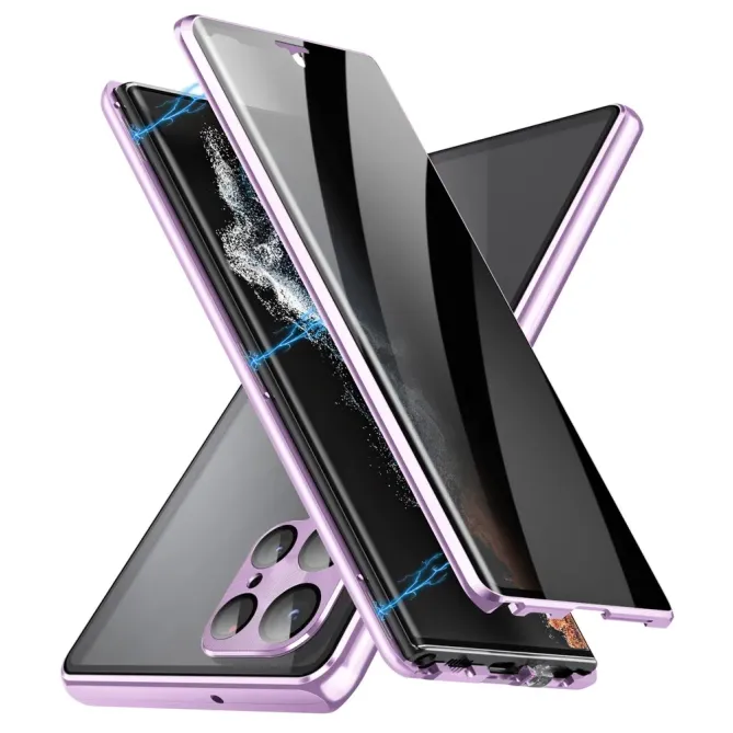 Coque Samsung Galaxy S24 Ultra Magnétique Intégrale Anti-Espion