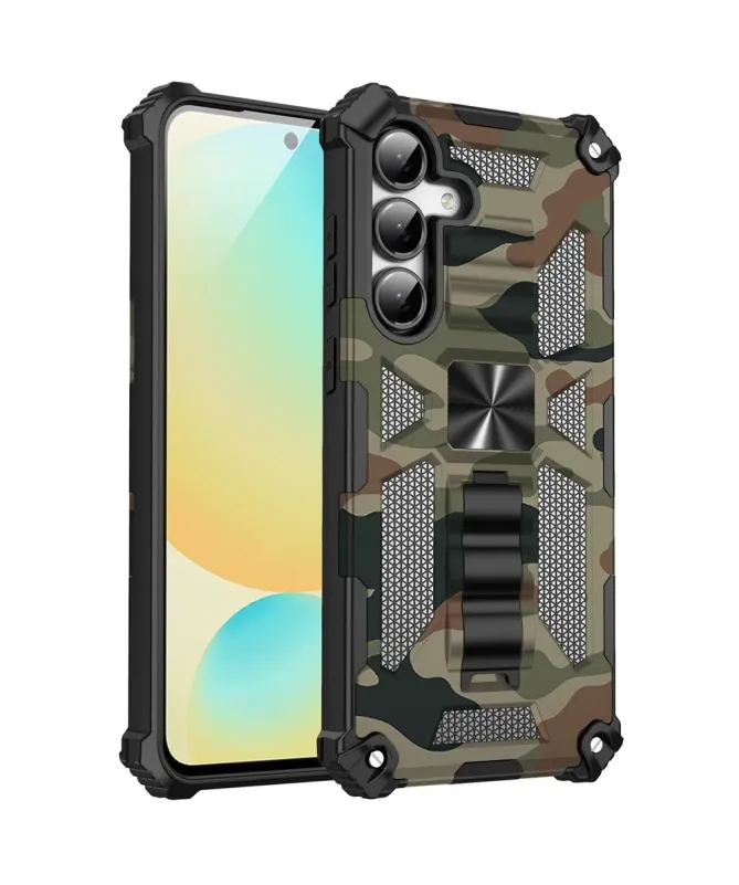 Coque Samsung Galaxy A57 Camouflage Fonction Support