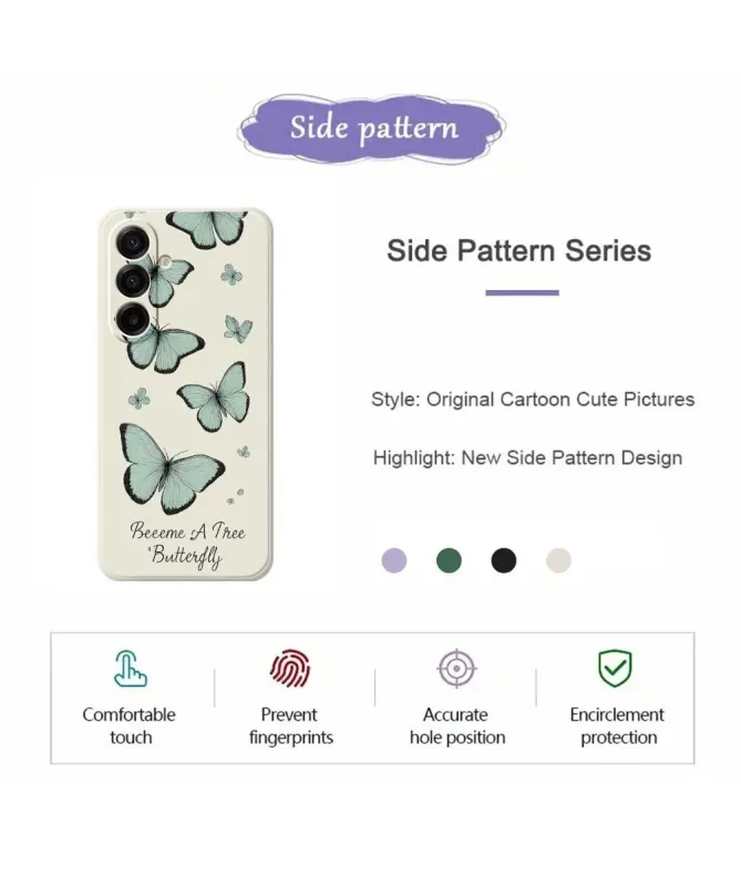 Coque Samsung Galaxy A57 Papillons Poétiques