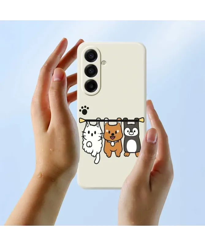 Coque Samsung Galaxy A57 Animaux Suspendus