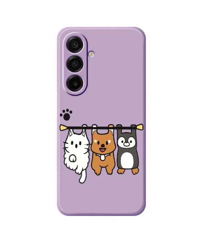 Coque Samsung Galaxy A57 Animaux Suspendus