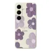 Coque Samsung Galaxy A57 à Motifs Fleurs Violettes