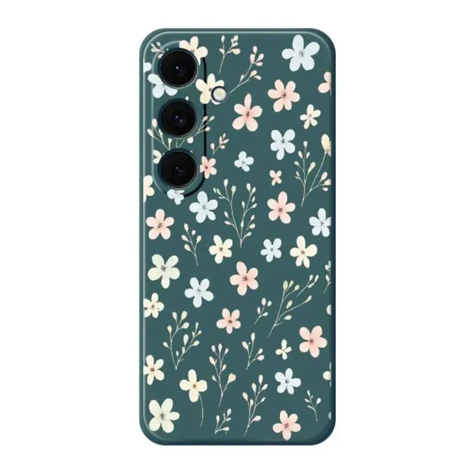 Coque Samsung Galaxy A57 à Motifs Branches Fleuries