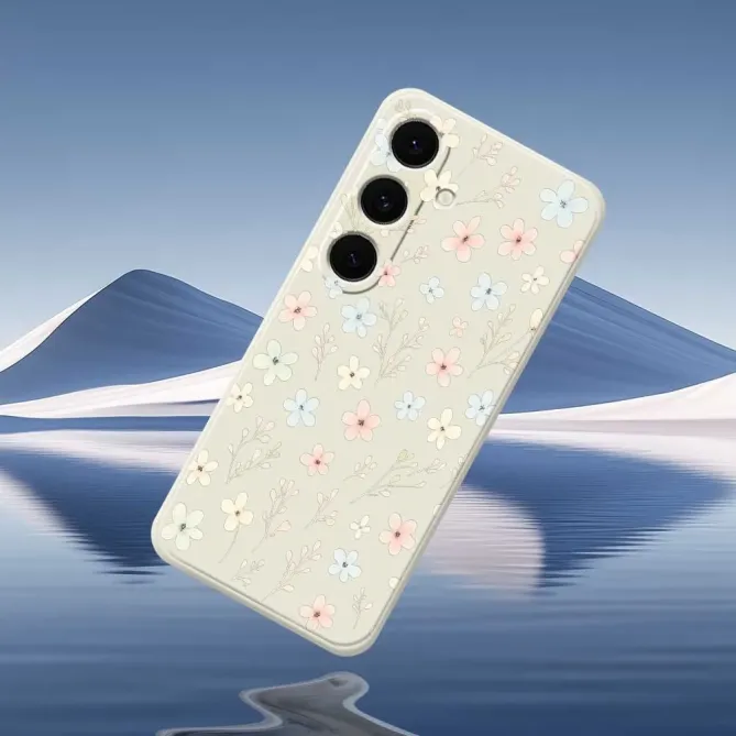 Coque Samsung Galaxy A57 à Motifs Branches Fleuries