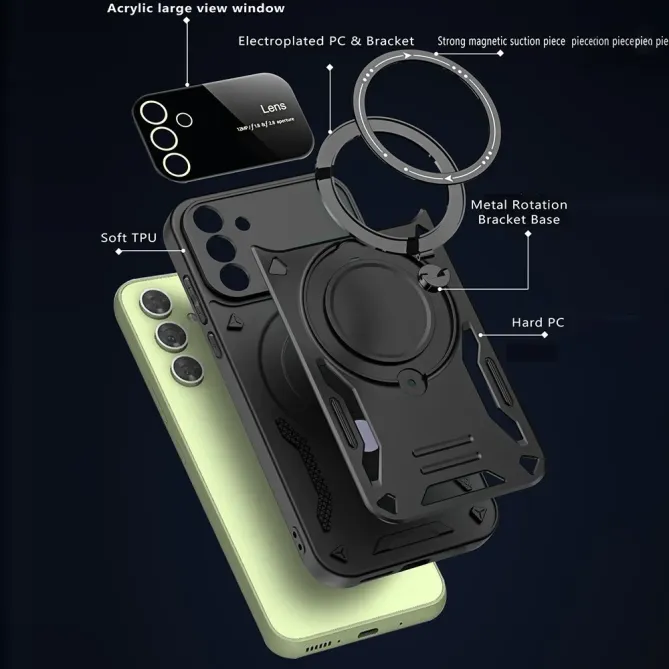 Coque Samsung Galaxy A57 armure avec anneau | SPARTAN