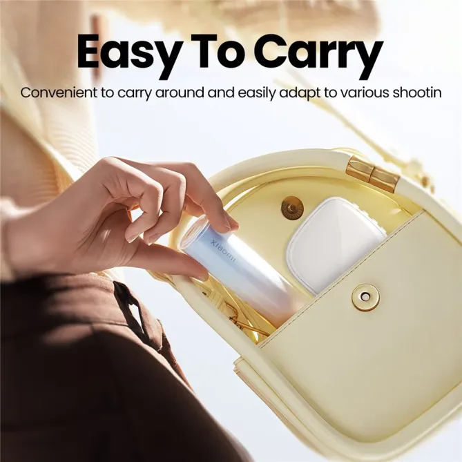 Miroir de Maquillage et Lampe Selfie Magnétique Orientable
