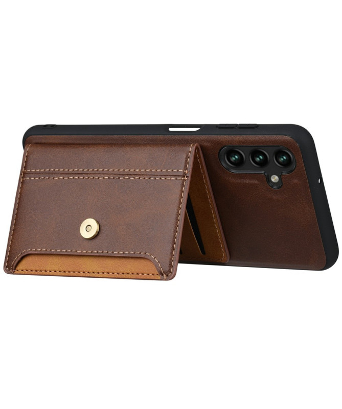 Coque Samsung Galaxy S26+ effet cuir portefeuille