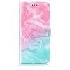 Étui Samsung Galaxy S26+ Marbre Pastel Rose et Vert