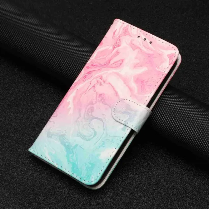 Étui Samsung Galaxy S26+ Marbre Pastel Rose et Vert