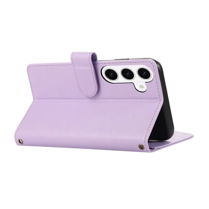 Housse Samsung Galaxy S26+ Portefeuille Zippée avec Bandoulière | Urba