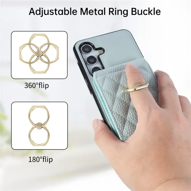 Coque Samsung Galaxy S26+ Porte-carte Vertical avec Anneau et Bandouli