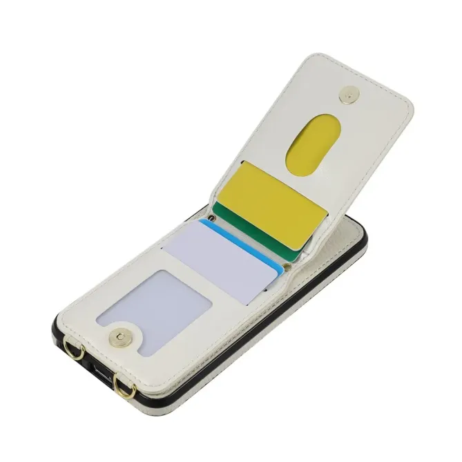 Coque Samsung Galaxy S26+ Porte-carte Vertical avec Anneau et Bandouli