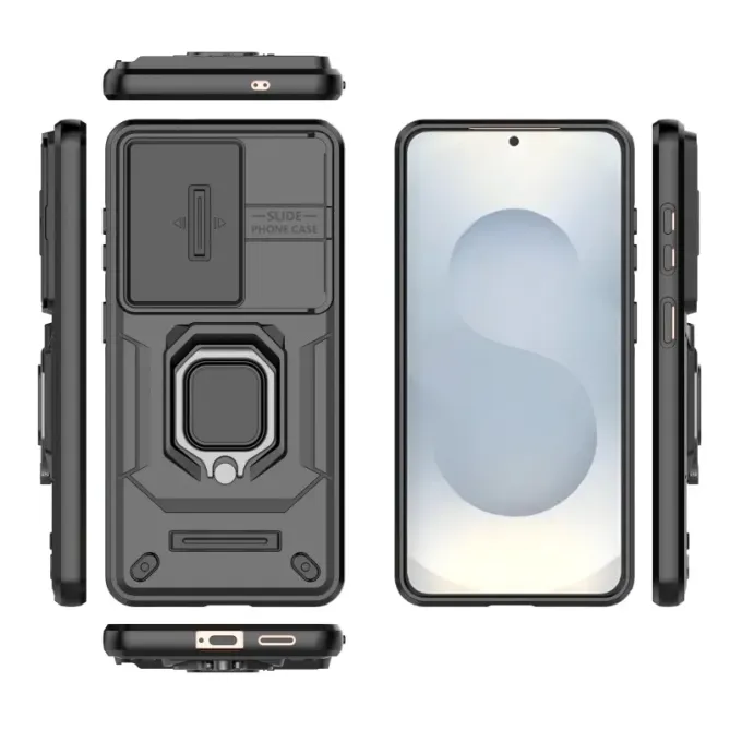Coque Samsung Galaxy S26+ La Bélinda avec cache objectif et verre trempé Noir - photo 3