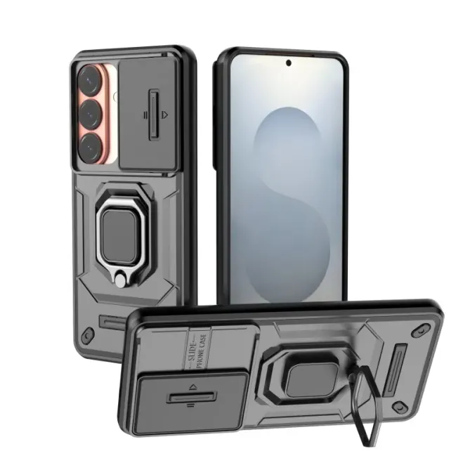 Coque Samsung Galaxy S26+ La Bélinda avec cache objectif et verre trempé Noir - photo 4