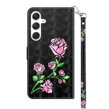 Housse Samsung Galaxy S26+ Roses en Relief avec Dragonne