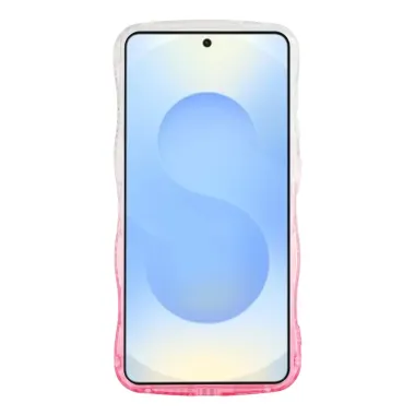 Coque Samsung Galaxy S26+ Cadre Ondulé Strass et Léopard Pailleté