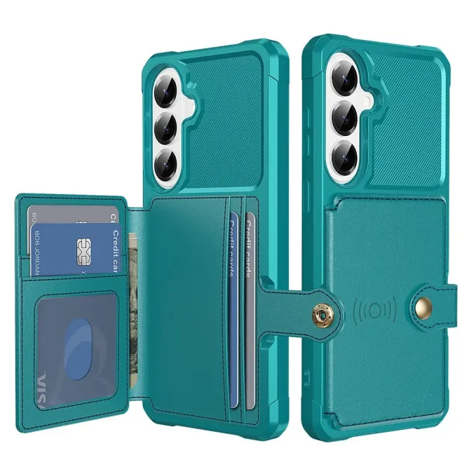 Coque Samsung Galaxy S26+ Porte-cartes Simili Cuir et TPU