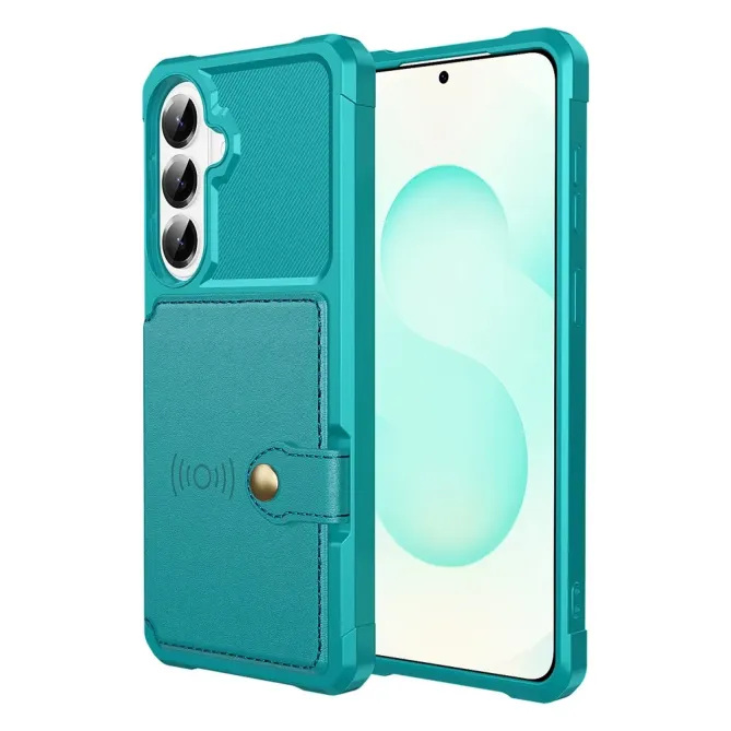 Coque Samsung Galaxy S26+ Porte-cartes Simili Cuir et TPU