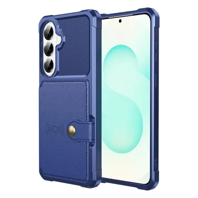 Coque Samsung Galaxy S26+ Porte-cartes Simili Cuir et TPU