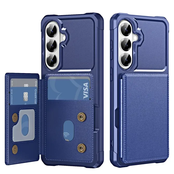 Coque Samsung Galaxy S26+ Porte-carte et Support Coins Renforcés