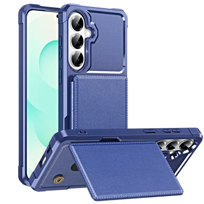 Coque Samsung Galaxy S26+ Porte-carte et Support Coins Renforcés