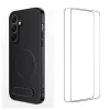 Coque Samsung Galaxy S26+ Magnétique Carbone avec Support et 2 Verres 