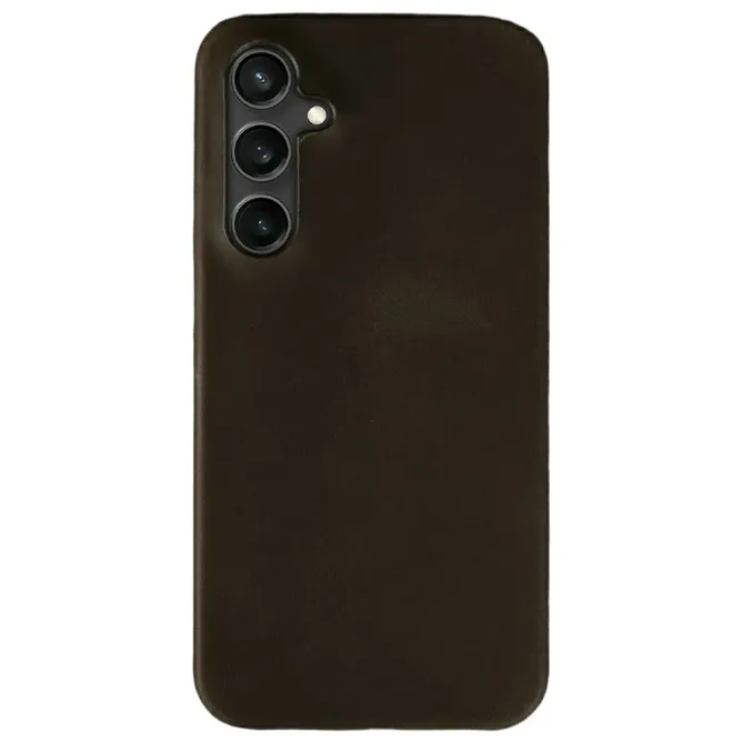 Coque Samsung Galaxy S26+ Magnétique Cuir Véritable Aspect Vieilli