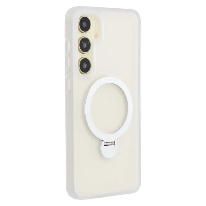 Coque Samsung Galaxy S26+ Anneau Magnétique Givré