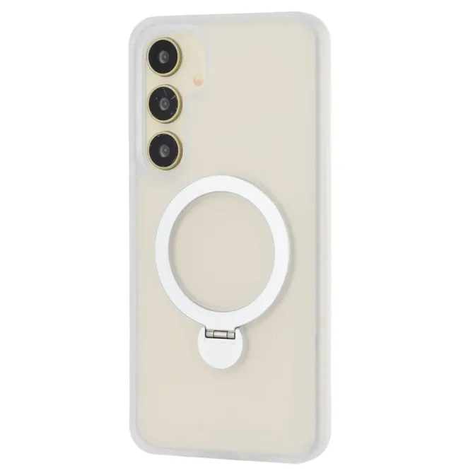 Coque Samsung Galaxy S26+ Anneau Magnétique Givré