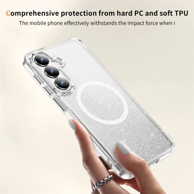 Coque Samsung Galaxy S26+ Paillettes Magnétique | Crystal Mag