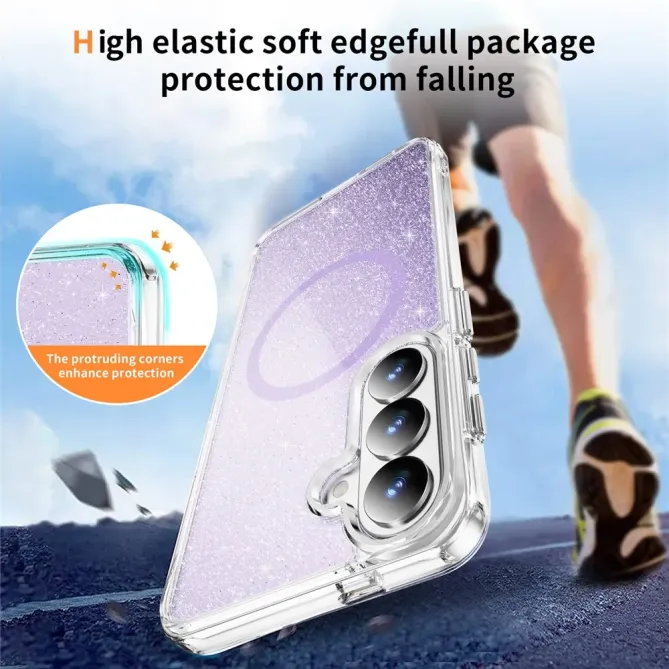 Coque Samsung Galaxy S26+ Paillettes Magnétique | Crystal Mag