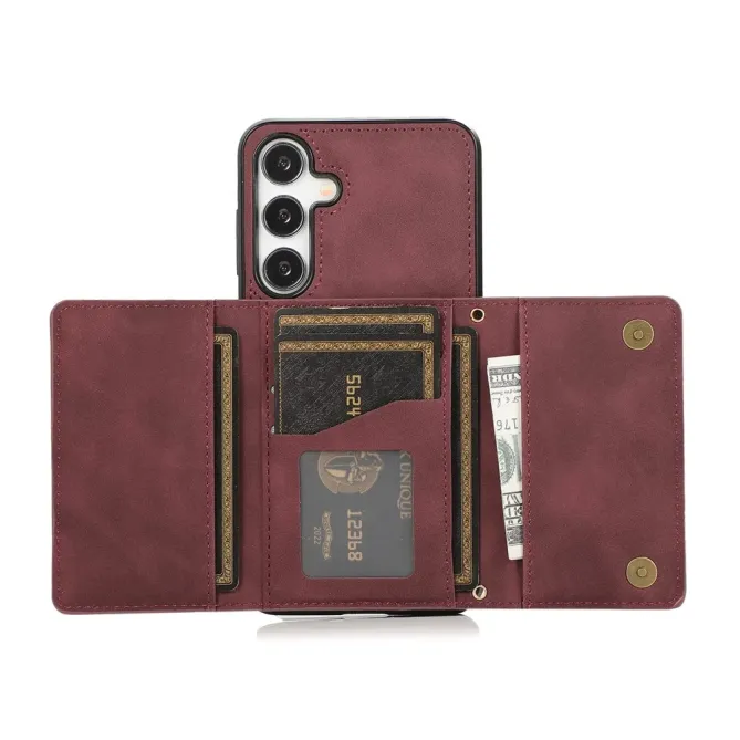 Coque Samsung Galaxy S26+ Portefeuille Triple Volet | Multi-Carry