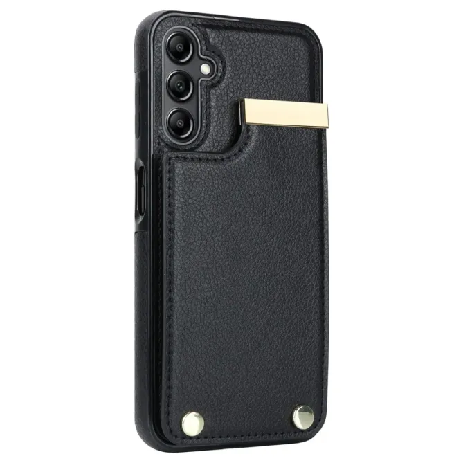 Coque Samsung Galaxy S26+ Porte-carte et Finitions Métal