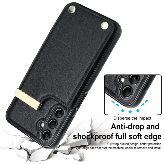 Coque Samsung Galaxy S26+ Porte-carte et Finitions Métal
