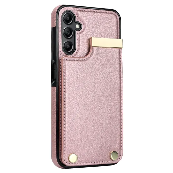 Coque Samsung Galaxy S26+ Porte-carte et Finitions Métal