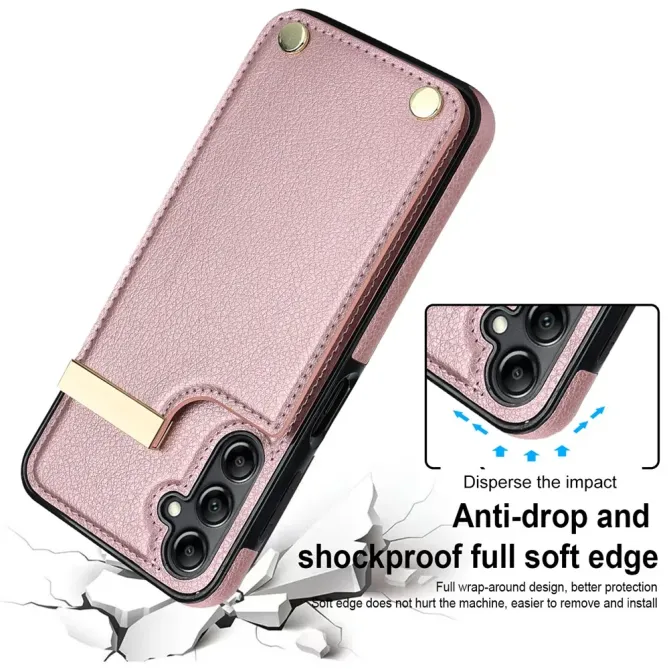 Coque Samsung Galaxy S26+ Porte-carte et Finitions Métal