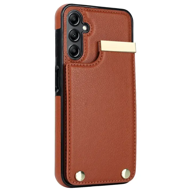 Coque Samsung Galaxy S26+ Porte-carte et Finitions Métal