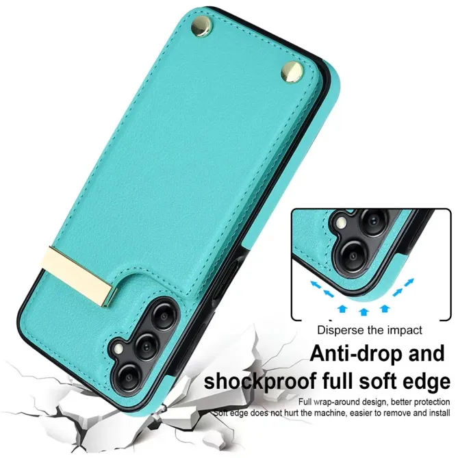 Coque Samsung Galaxy S26+ Porte-carte et Finitions Métal