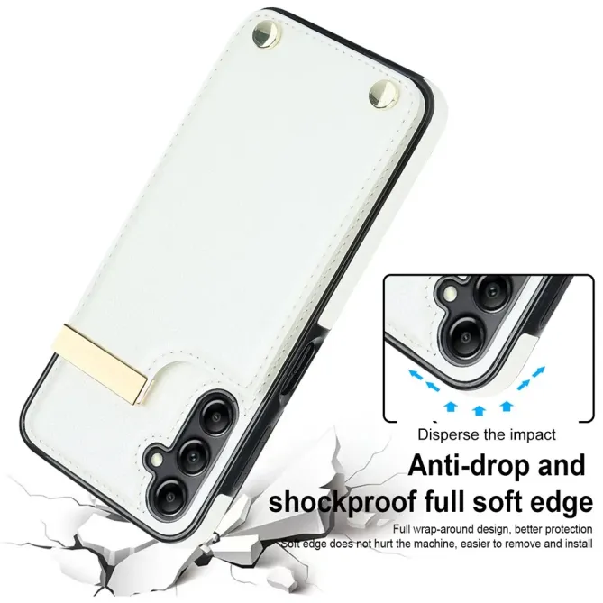 Coque Samsung Galaxy S26+ Porte-carte et Finitions Métal
