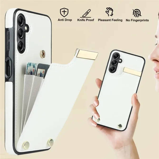 Coque Samsung Galaxy S26+ Porte-carte et Finitions Métal