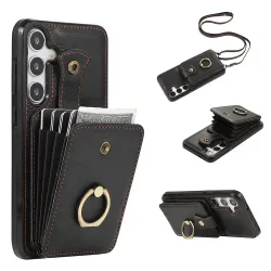 Coque Samsung Galaxy S26+ Porte-carte Accordéon avec Anneau